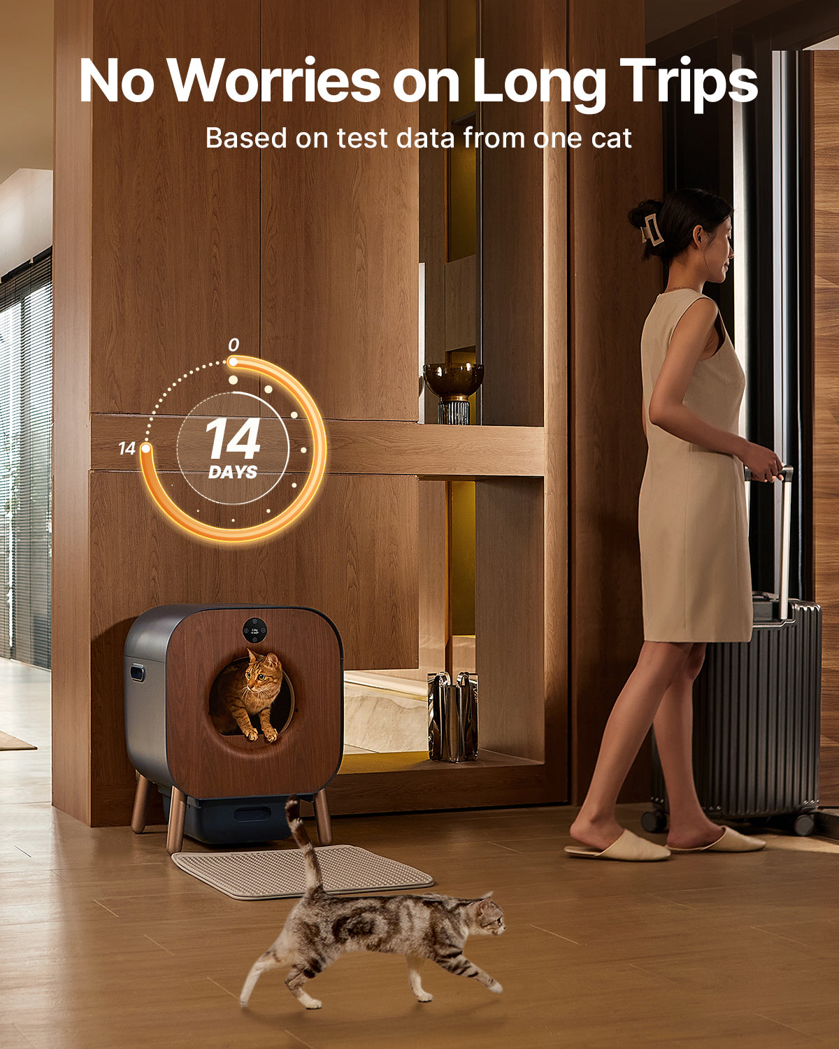 PAWBBY P1 Ultra Self-Cleaning Cat Litter Box