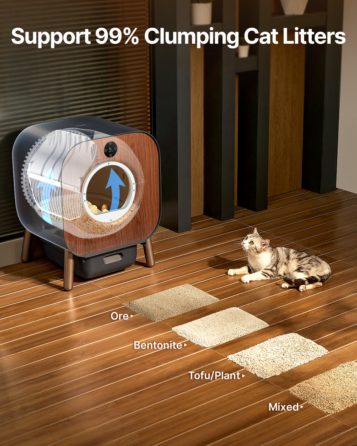 PAWBBY P1 Ultra Self-Cleaning Cat Litter Box