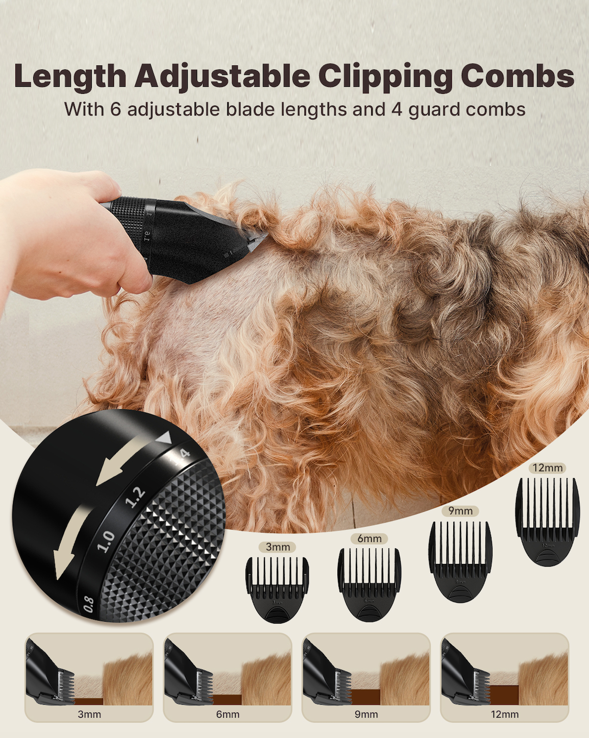 Clippers for sales curly hair dogs
