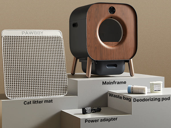 PAWBBY P1 Ultra Self-Cleaning Cat Litter Box